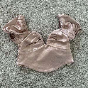 NWT Tic Toc Corset Top